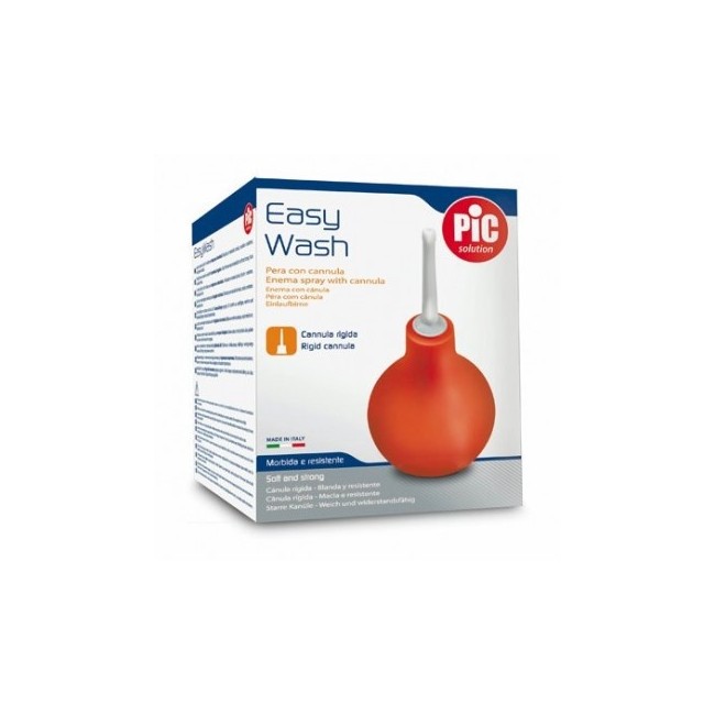 Pic Easy Wash Pera Misura 4 Con Cannula Rigida Pic Easy Wash Pera Misura 4 Con Cannula Rigida