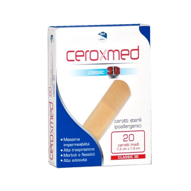 Cerotti Ceroxmed Classic 3d Medi 20 Pezzi Cerotti Ceroxmed Classic 3d Medi 20 Pezzi