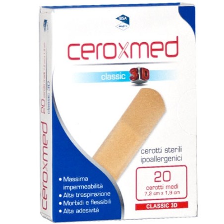 Cerotti Ceroxmed Classic 3d Medi 20 Pezzi Cerotti Ceroxmed Classic 3d Medi 20 Pezzi