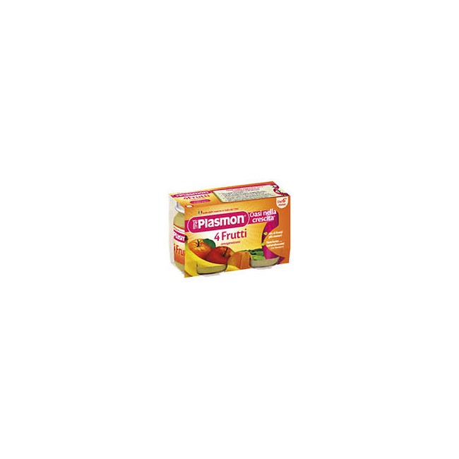Plasmon Omogeneizzato 4 Frutti 2x104g Plasmon Omogeneizzato 4 Frutti 2x104g