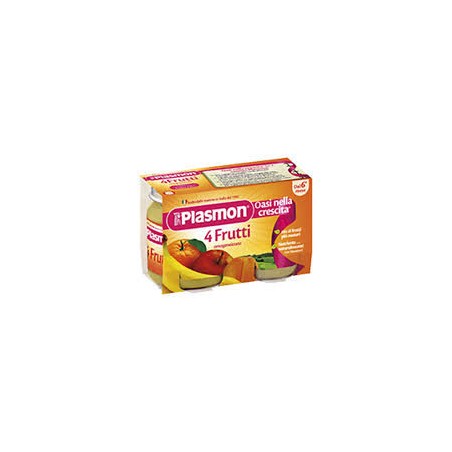 Plasmon Omogeneizzato 4 Frutti 2x104g Plasmon Omogeneizzato 4 Frutti 2x104g