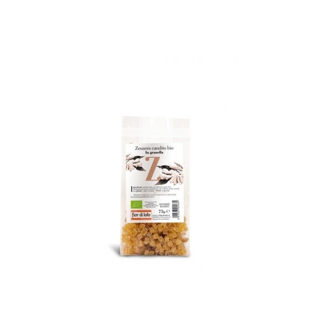 Il Fior Di Loto Zenzero Candito Biologico 75g Il Fior Di Loto Zenzero Candito Biologico 75g