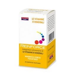 Reinforce 12 Vitamine + 8 Minerali 30 Compresse Masticabili