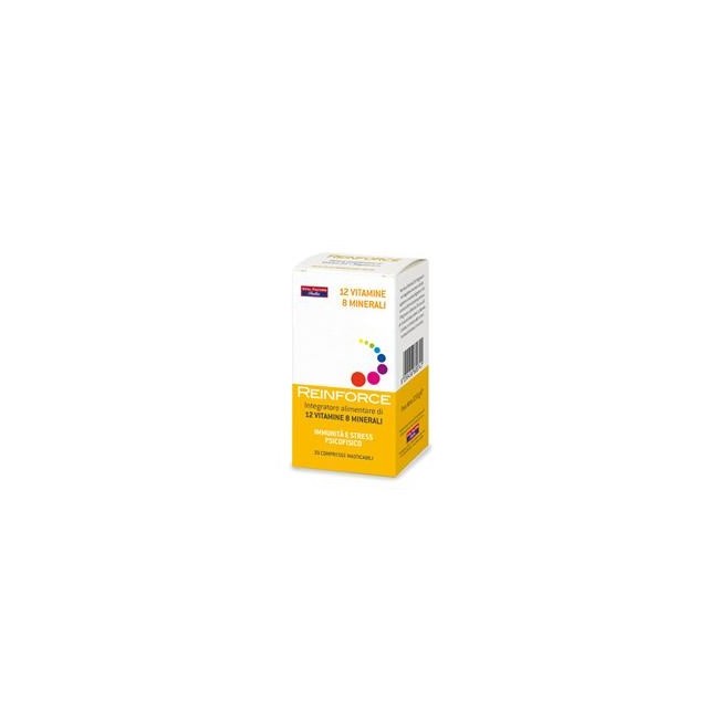 Reinforce 12 Vitamine + 8 Minerali 30 Compresse Masticabili