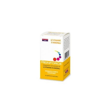 Reinforce 12 Vitamine + 8 Minerali 30 Compresse Masticabili