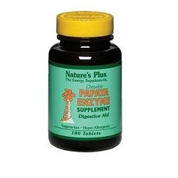 Nature's Plus Enzimi Papaya 180 Tavolette Masticabili