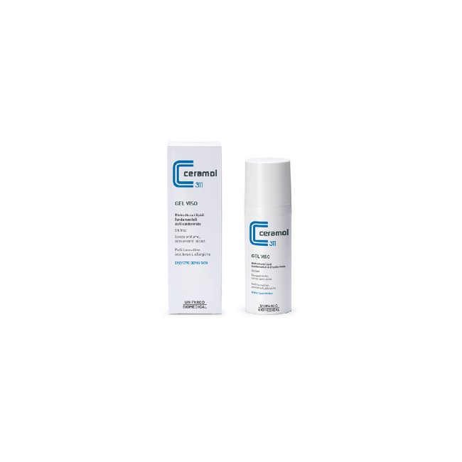 Unifarco Ceramol Gel Viso Pelli a tendenza Seborroica 50 Ml