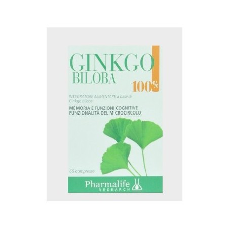 Ginkgo Biloba 100% 60 Compresse Ginkgo Biloba 100% 60 Compresse