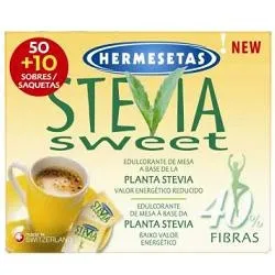 Hermesetas Stevia dolcificante ipocalorico  50+10 Bustine