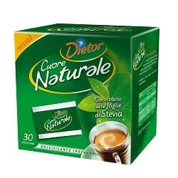 Dietor Cuore Naturale 30 Bustine dolcificante di stevia