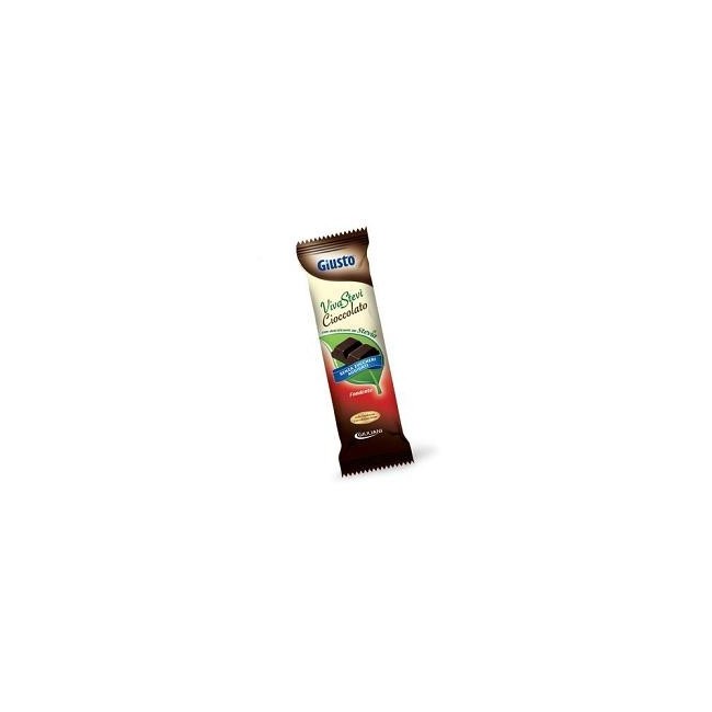 Giusto Senza Zucchero Cioccolato Con Stevia Fondente 35 G Giusto Senza Zucchero Cioccolato Con Stevia Fondente 35 G