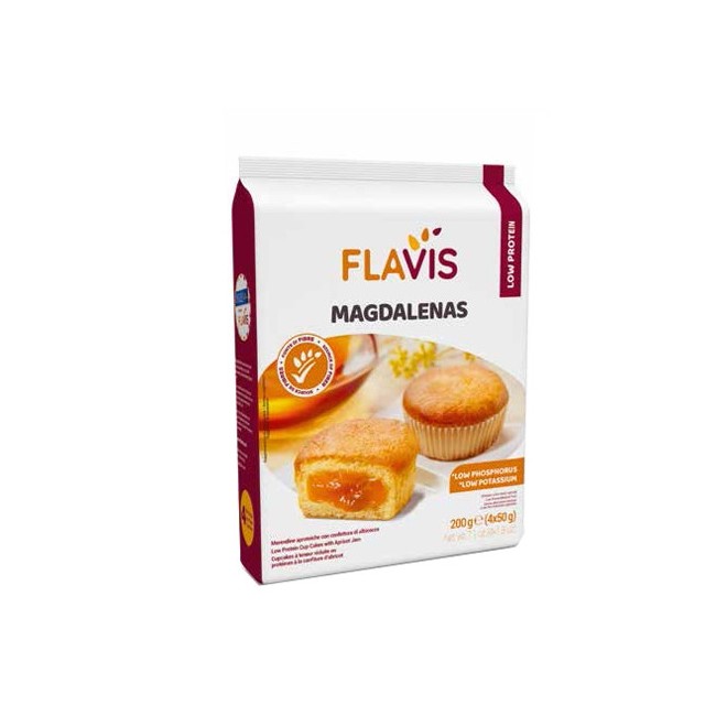 Mevalia Flavis Magdalenas 6 Pezzi 200g Mevalia Flavis Magdalenas 6 Pezzi 200g