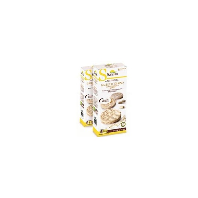 Gallette Riso Cioccolato Bianco 100 G