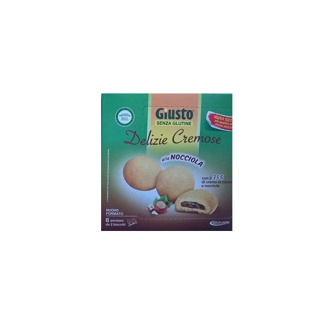 Giusto Delizie Cremose Al Cacao Nocciola 180 G Giusto Delizie Cremose Al Cacao Nocciola 180 G