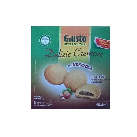 Giusto Delizie Cremose Al Cacao Nocciola 180 G Giusto Delizie Cremose Al Cacao Nocciola 180 G