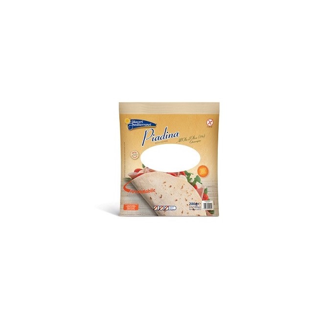 Piaceri Mediterranei Piadina Olio D'oliva 200g Piaceri Mediterranei Piadina Olio D'oliva 200g
