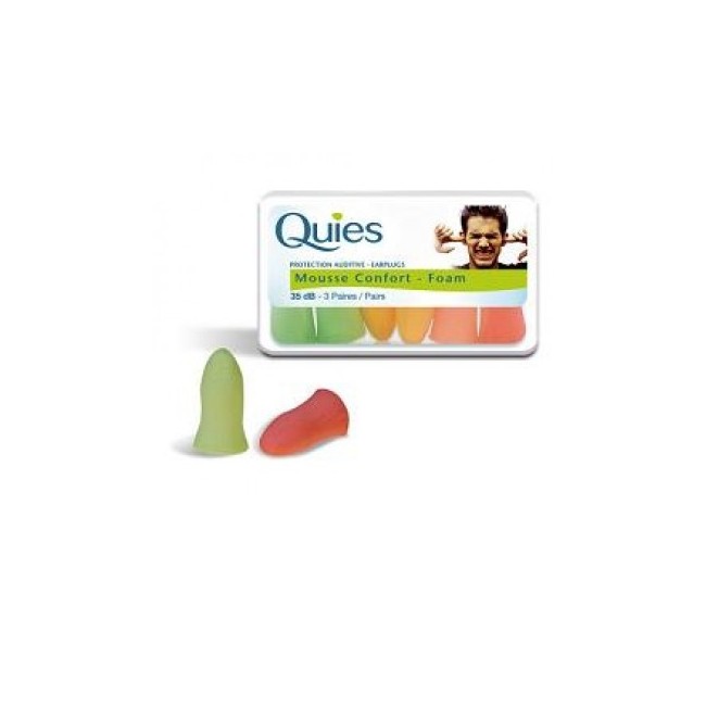 Quies Tappo Auricolare In Schiuma 3 Pezzi