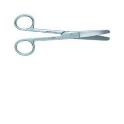 Forbici Retta Punta Tonda 14cm