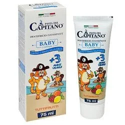 Pasta Capitano Dentifrico Baby Tuttifrutti 75 Ml
