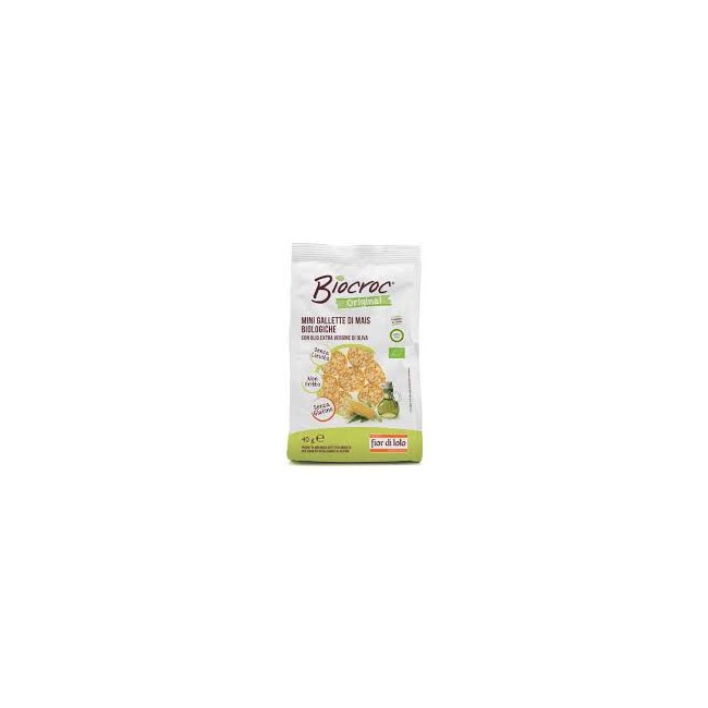 Biocroc Mini Gallette Mais Bio 40g Biocroc Mini Gallette Mais Bio 40g
