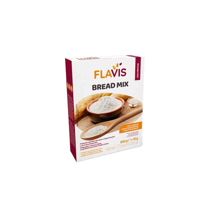 Mevalia Flavis Bread Mix Aproteico 500 G Mevalia Flavis Bread Mix Aproteico 500 G