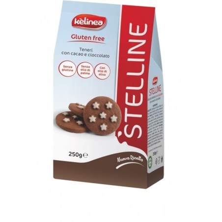 Kelinea Stelline Biscotti Con Cacao 250 G Kelinea Stelline Biscotti Con Cacao 250 G