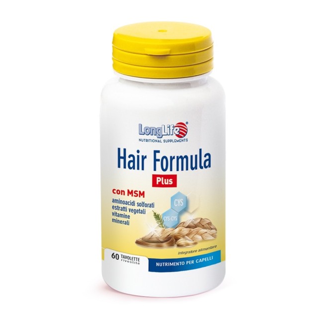 Longlife Hair Formula Plus 60 Tavolette Longlife Hair Formula Plus 60 Tavolette
