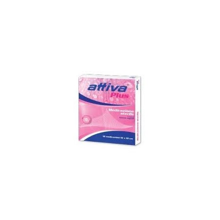 Attiva Plus 10x10 Cm Non Aderente 10 Medicazioni