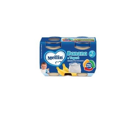 Mellin Merenda Yogurt Banana 2x120 G Mellin Merenda Yogurt Banana 2x120 G