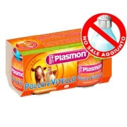 Plasmon Omogeneizzato Vitello Pollo 80 G X 2 Pezzi