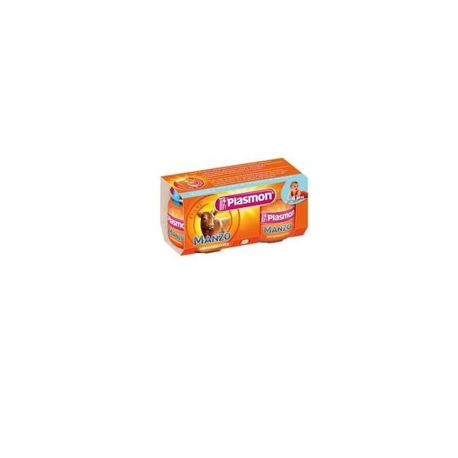 Plasmon Omogeneizzato Manzo 120 G X 2 Pezzi