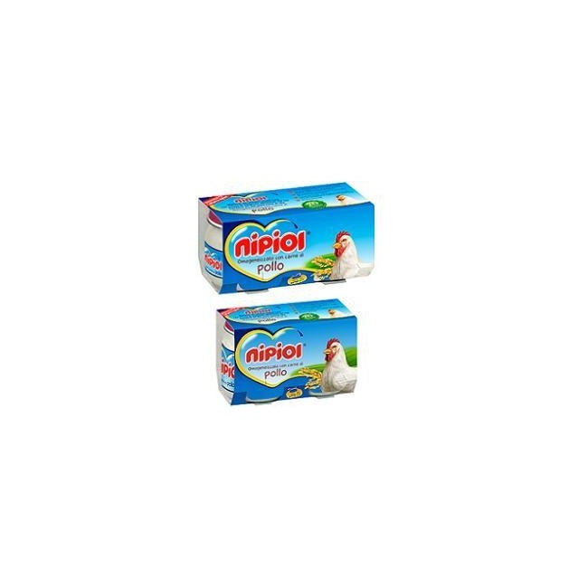 Nipiol Omogeneizzato Pollo 80 G 2 Pezzi
