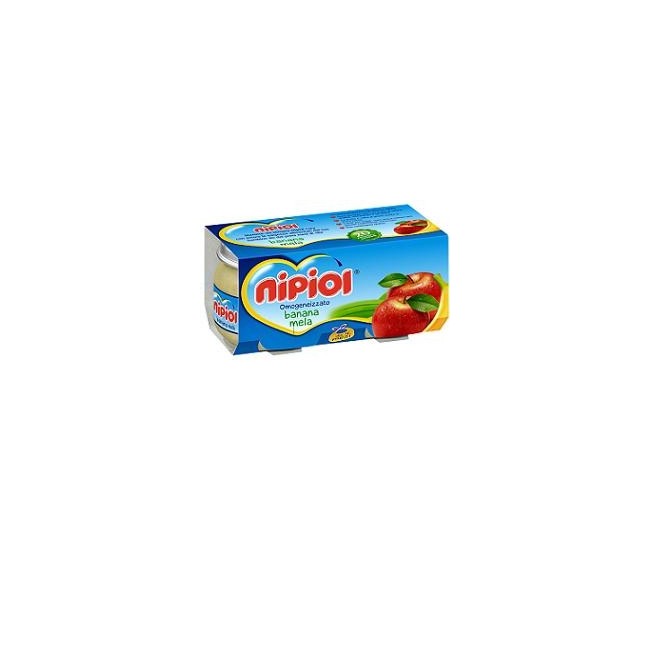 Nipiol Omogeneizzato Banana Mela 80 G 2 Pezzi