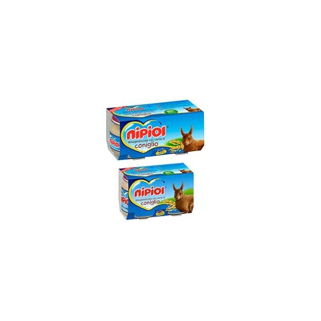 Nipiol Omogeneizzato Coniglio 80 G 2 Pezzi Nipiol Omogeneizzato Coniglio 80 G 2 Pezzi