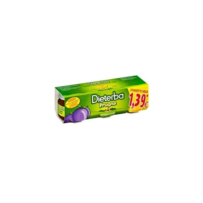 Dieterba Omogeneizzato Prugna 3 Pezzi 80 G Dieterba Omogeneizzato Prugna 3 Pezzi 80 G
