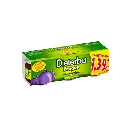Dieterba Omogeneizzato Prugna 3 Pezzi 80 G Dieterba Omogeneizzato Prugna 3 Pezzi 80 G