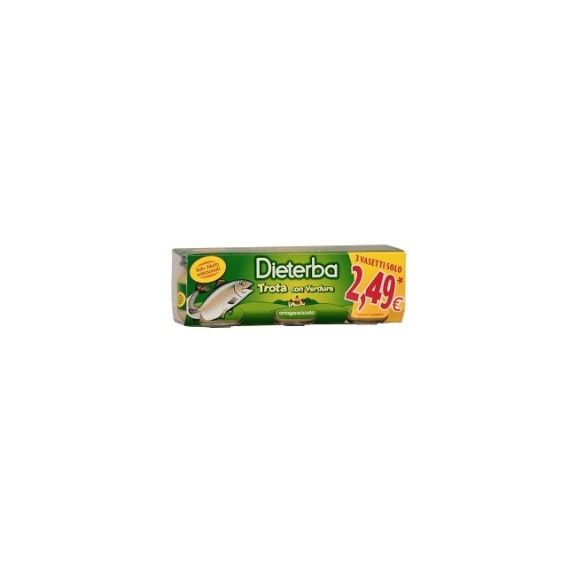 Dieterba Omogeneizzato Trota 3 Pezzi 80 G Dieterba Omogeneizzato Trota 3 Pezzi 80 G