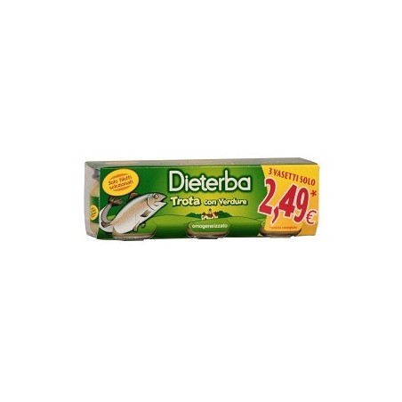 Dieterba Omogeneizzato Trota 3 Pezzi 80 G Dieterba Omogeneizzato Trota 3 Pezzi 80 G