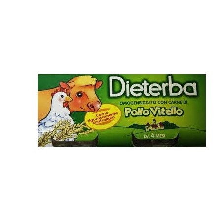 Dieterba Omogeneizzato Vitello Pollo 3 Pezzi 80 G Dieterba Omogeneizzato Vitello Pollo 3 Pezzi 80 G