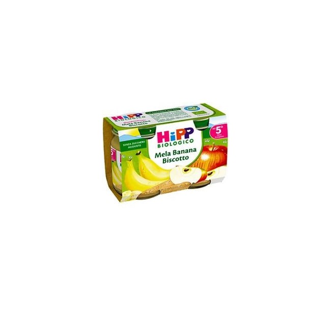Hipp Bio Omogeneizzato Mela Banana Biscotto
