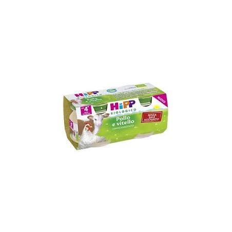 Hipp Bio Omogeneizzato Vitello Pollo 2x80g Hipp Bio Omogeneizzato Vitello Pollo 2x80g