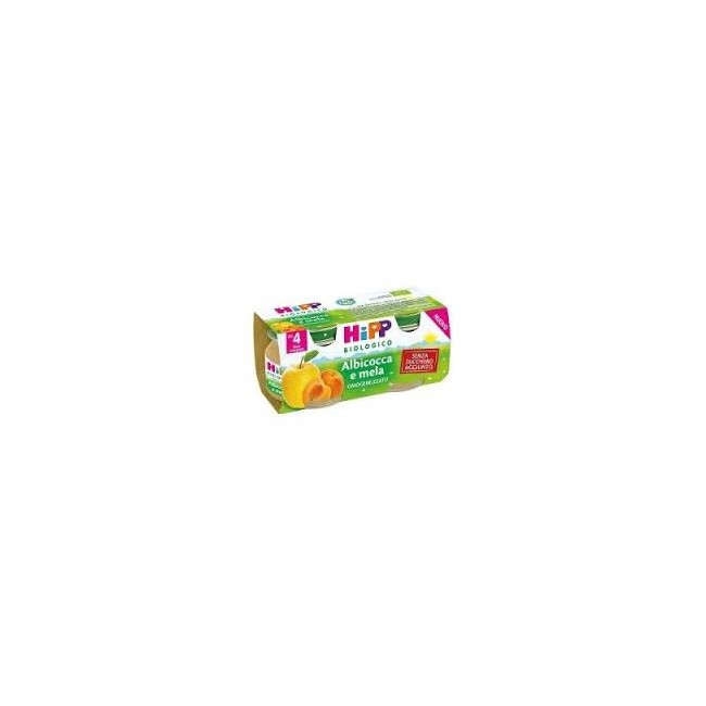 Hipp Omogenizzato Albicocca/Mela 2x80g