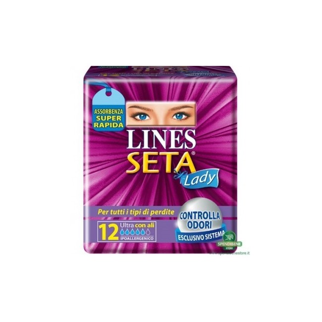 Lines Seta Ultra Lady Ali 12 Pezzi