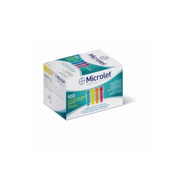 Lancette Microlet Colorate 25 Lancette