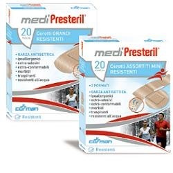 Cerotto Medipresteril Resistenti 4 Formati Assortiti 20 Pezzi