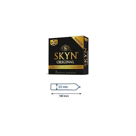Akuel Skin Original 3 Pezzi Profillattici Akuel Skin Original 3 Pezzi Profillattici