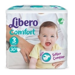 Libero Comfort 3 Pannolino 5-9 Kg 30 Pezzi