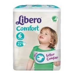 Libero Comfort 6 Pannolino12-22 Kg 22 Pezzi