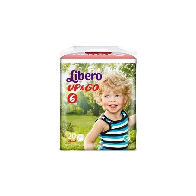 Libero Up&go Pannolino Taglia 6 4x20 Pezzi