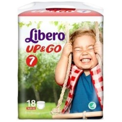 Libero Up&go Pannolino Taglia 7 4x18 Pezzi